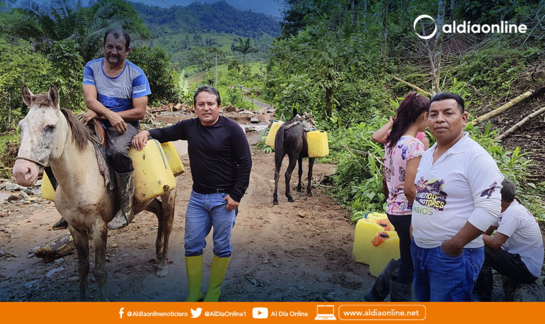 CONCEJAL ELECTO DE LA MANÁ RECORRE SECTORES AFECTADOS POR TEMPORAL INVERNAL. (VIDEO)