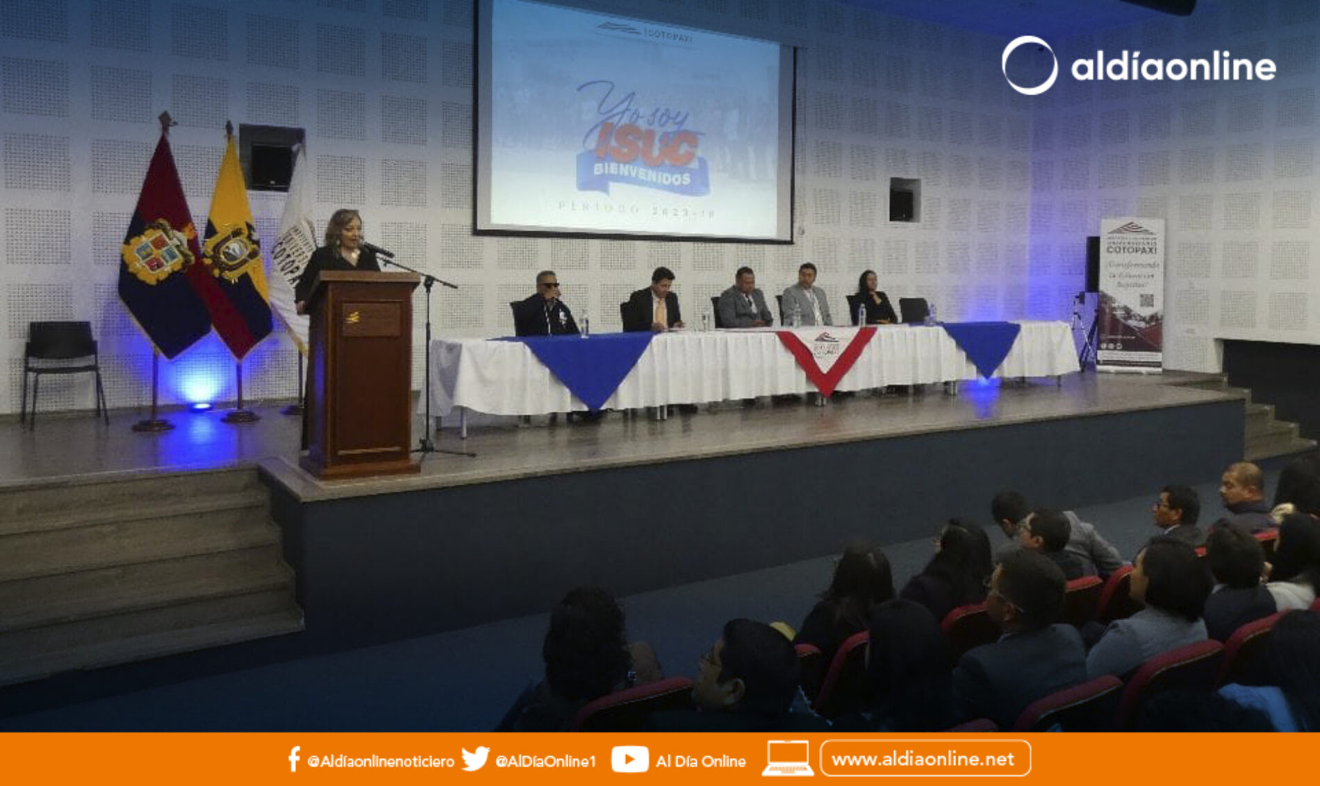 INSTITUTO SUPERIOR UNIVERSITARIO COTOPAXI INAUGURÁ PERÍODO ACADÉMICO Y FIRMA CONVENIO CON FLACSO