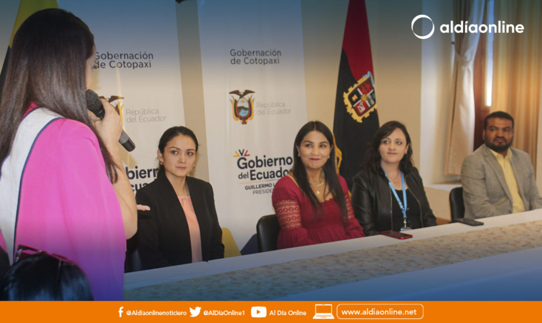 CANDIDATAS A CONCURSO NACIONAL DE BELLEZA VISITARON LA GOBERNACIÓN DE COTOPAXI