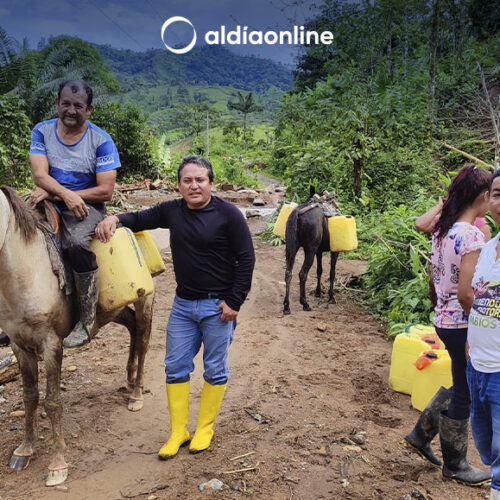 CONCEJAL ELECTO DE LA MANÁ RECORRE SECTORES AFECTADOS POR TEMPORAL INVERNAL. (VIDEO)