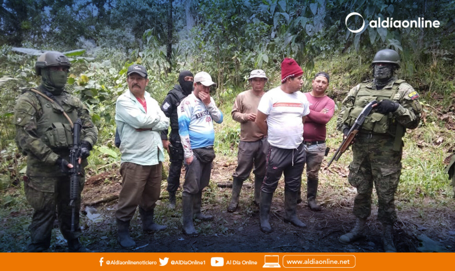 OPERACIÓN MILITAR CONTRA LA MINERÍA ILEGAL EN EL SECTOR DE SARAPULLOALTO