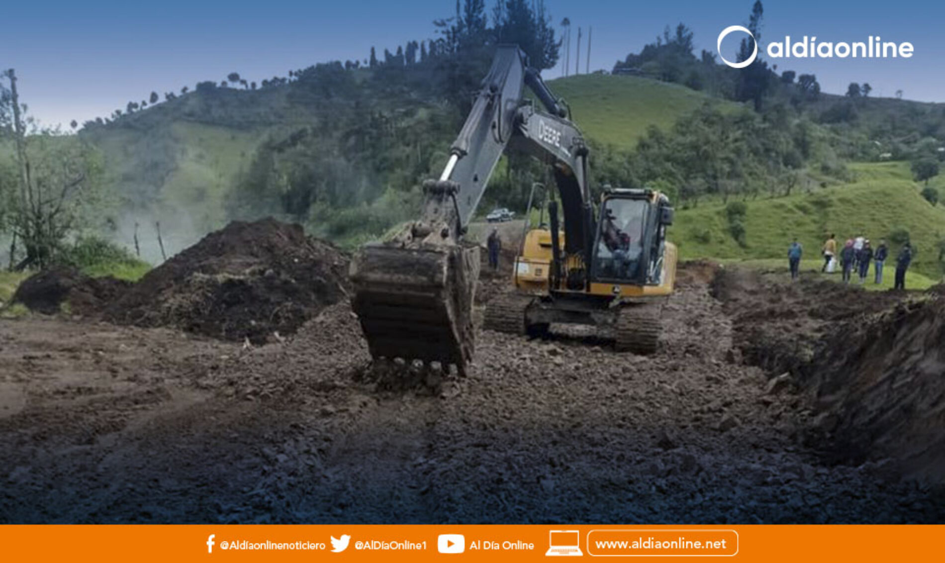 GOBIERNO PROVINCIAL DE COTOPAXI DOTA DE MATERIAL PÉTREO Y MAQUINARIA AL SECTOR JATUNLOMA – SIGCHOS
