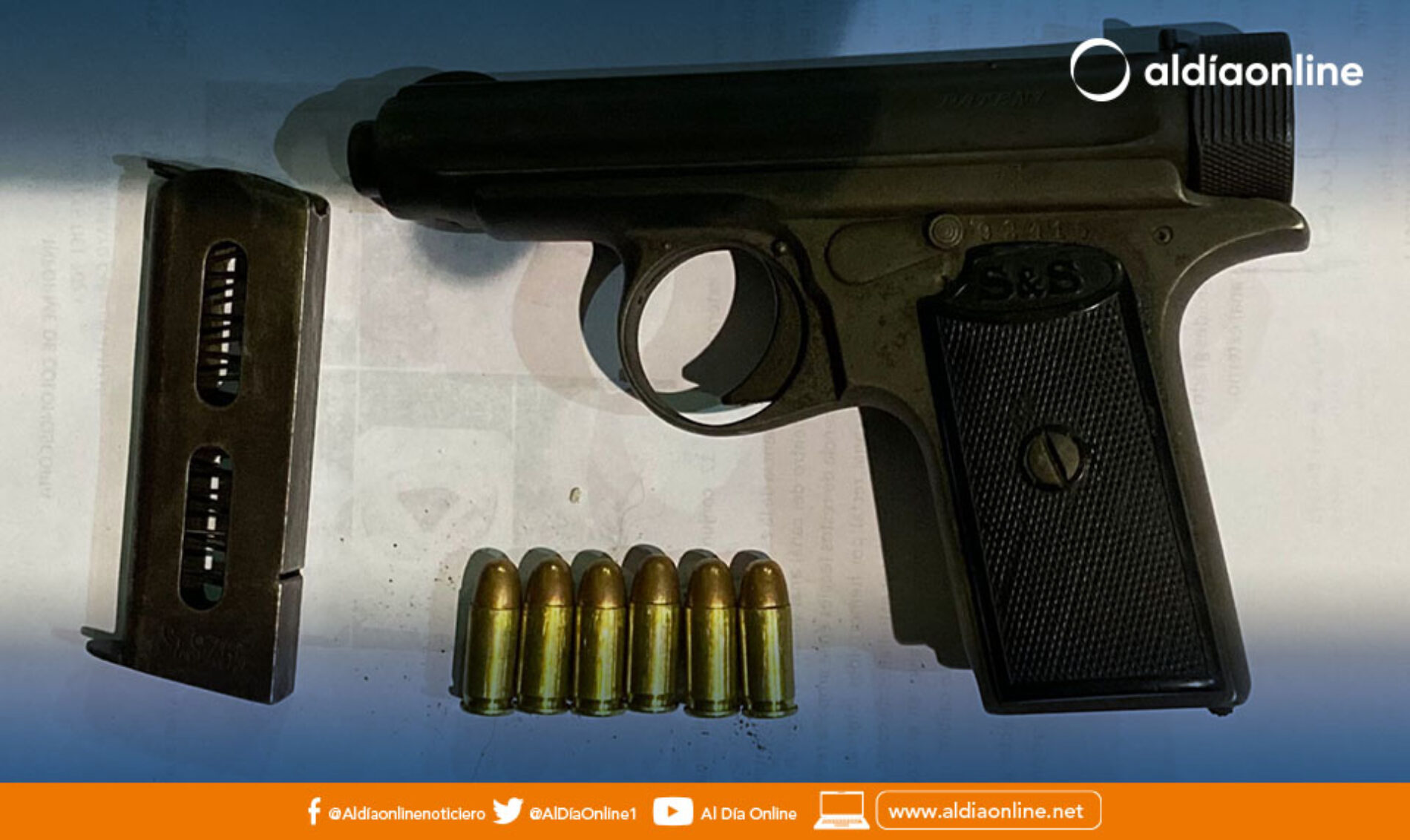 POLICIA NACIONAL APREHENDIÓ A CIUDADANO ECUATORIANO POR TENENCIA Y PORTE DE ARMAS