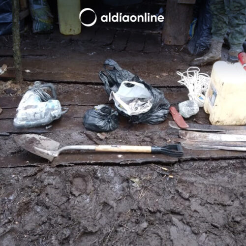 OPERACIÓN MILITAR CONTRA LA MINERÍA ILEGAL EN EL SECTOR DE SARAPULLOALTO