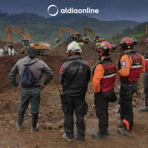 LA BÚSQUEDA DE VÍCTIMAS Y EL RIESGO CONTINÚAN EN ALAUSÍ