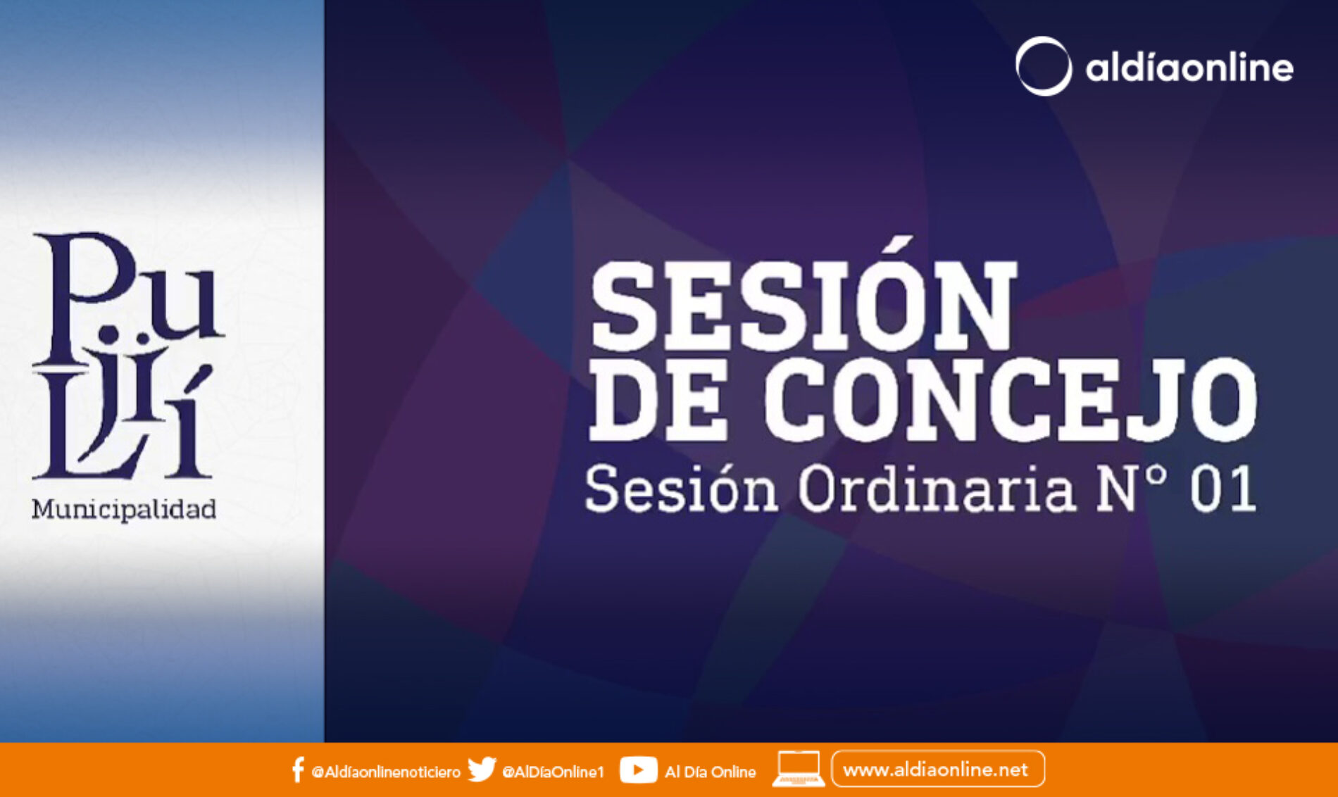SESIÓN ORDINARIA EN PUJILÍ A LAS 16H00 Y SE TRANSMITE EN VIVO, POR FACEBOOK (VIDEO)