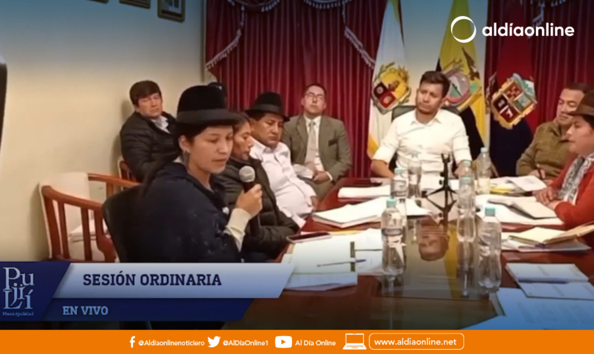 SESIÓN ORDINARIA EN PUJILÍ A LAS 16H00 Y SE TRANSMITE EN VIVO, POR FACEBOOK (VIDEO)