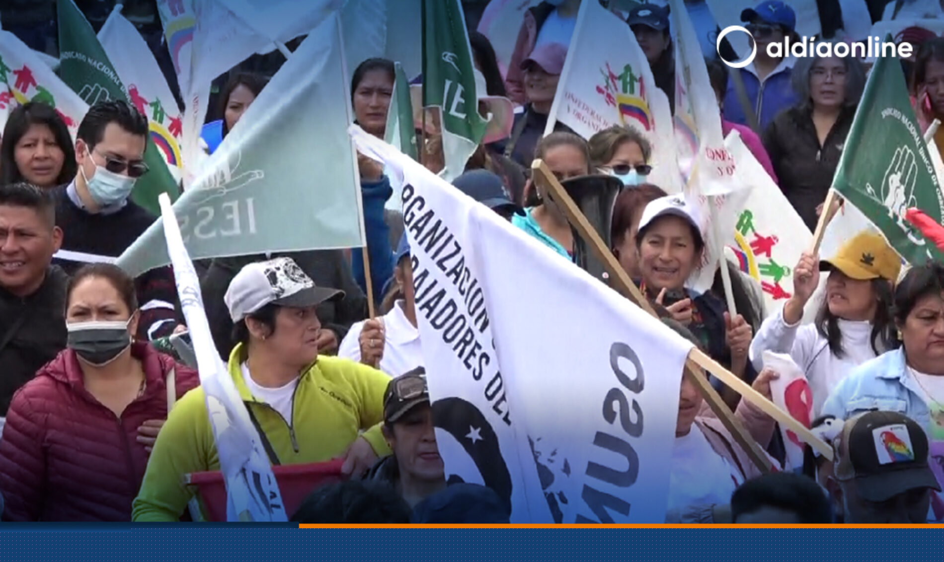 PARTIDO SOCIALISTA ECUATORIANO EN COTOPAXI PARTICIPÓ EN  MARCHA DE 1 DE MAYO (VIDEO)
