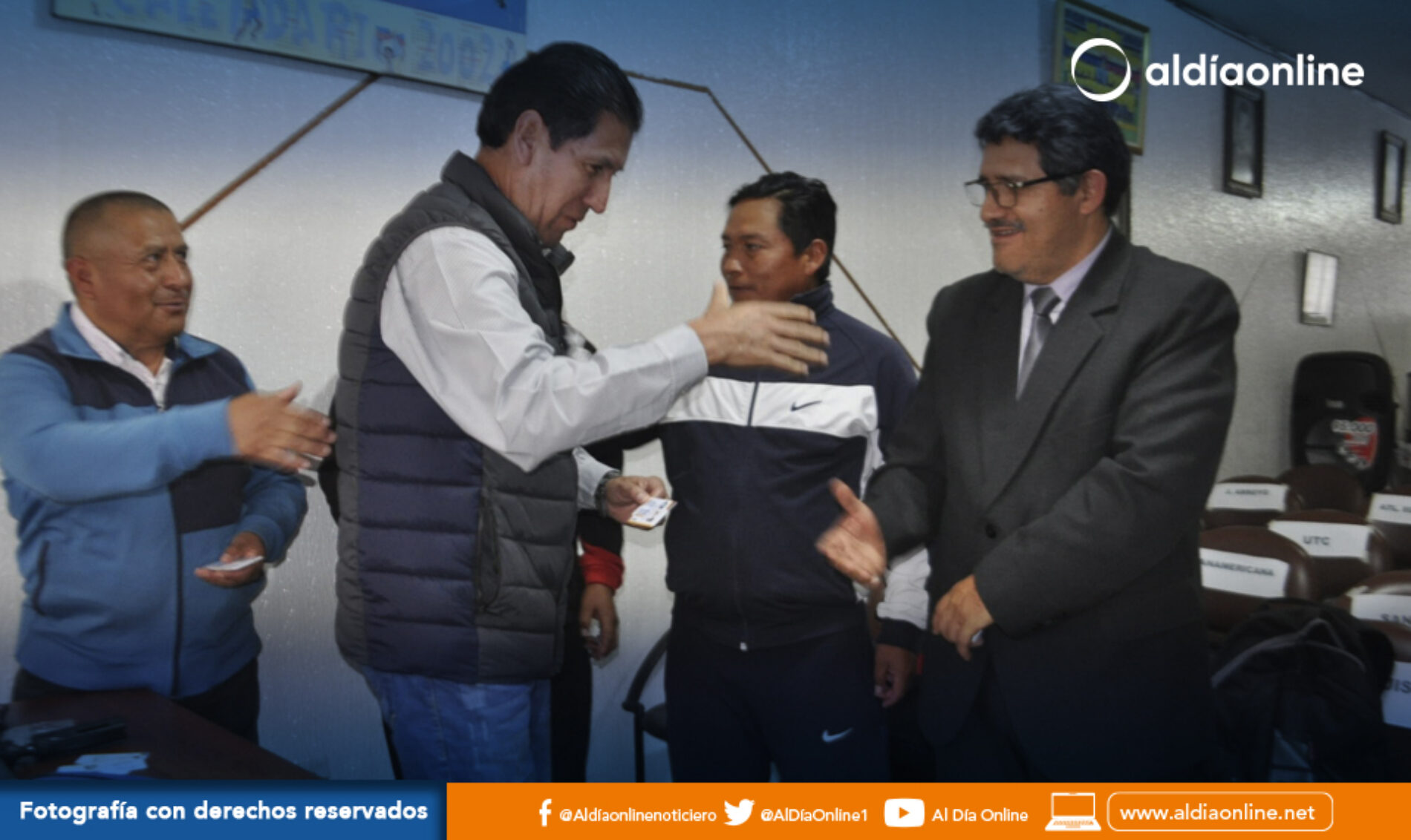 PERIODISTAS DEPORTIVOS NÚCLEO COTOPAXI TRABAJAN JUNTO A ASOCIACIÓN DE FÚTBOL PROFESIONAL (VIDEO)