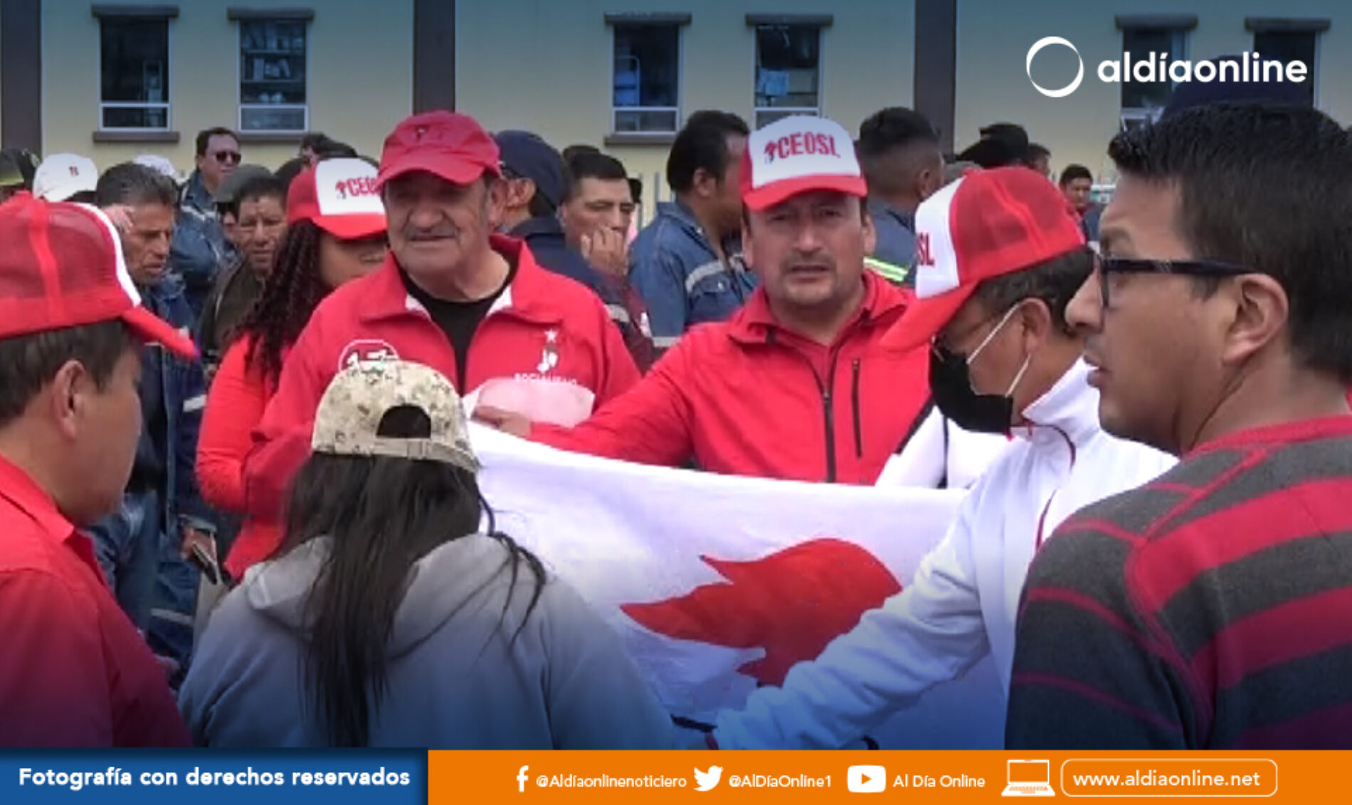 PARTIDO SOCIALISTA ECUATORIANO EN COTOPAXI PARTICIPÓ EN  MARCHA DE 1 DE MAYO (VIDEO)
