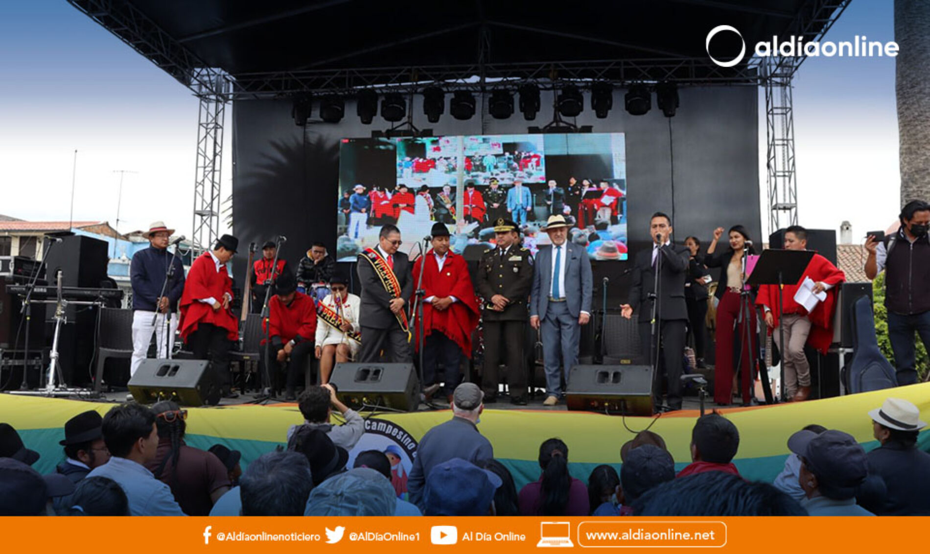 PREFECTA Y VICE PREFECTO DE COTOPAXI FUERON POSESIONADAS OFICIAL Y ANCESTRALMENTE