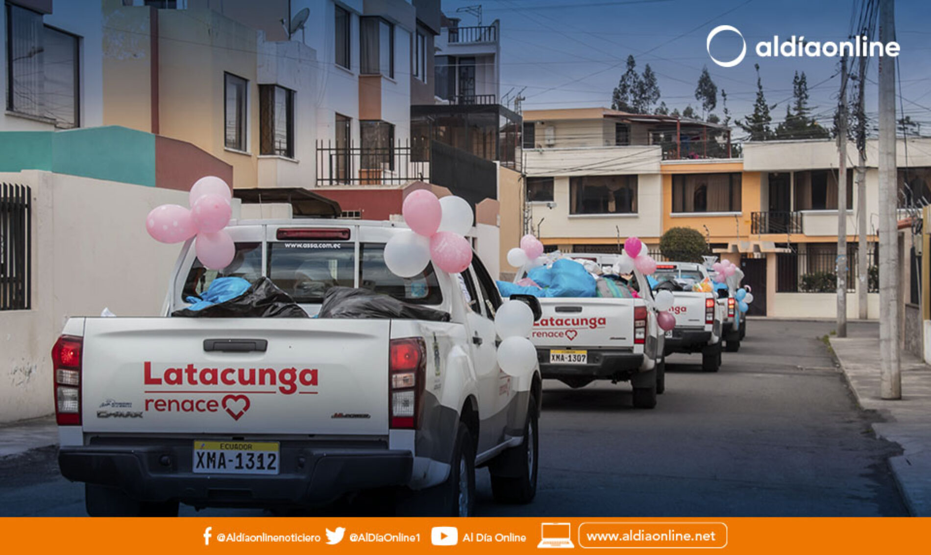 PATRONATO MUNICIPAL DE LATACUNGA ENTREGÓ KITS EN LA CARAVANA  POR EL DÍA DE LA MADRE”