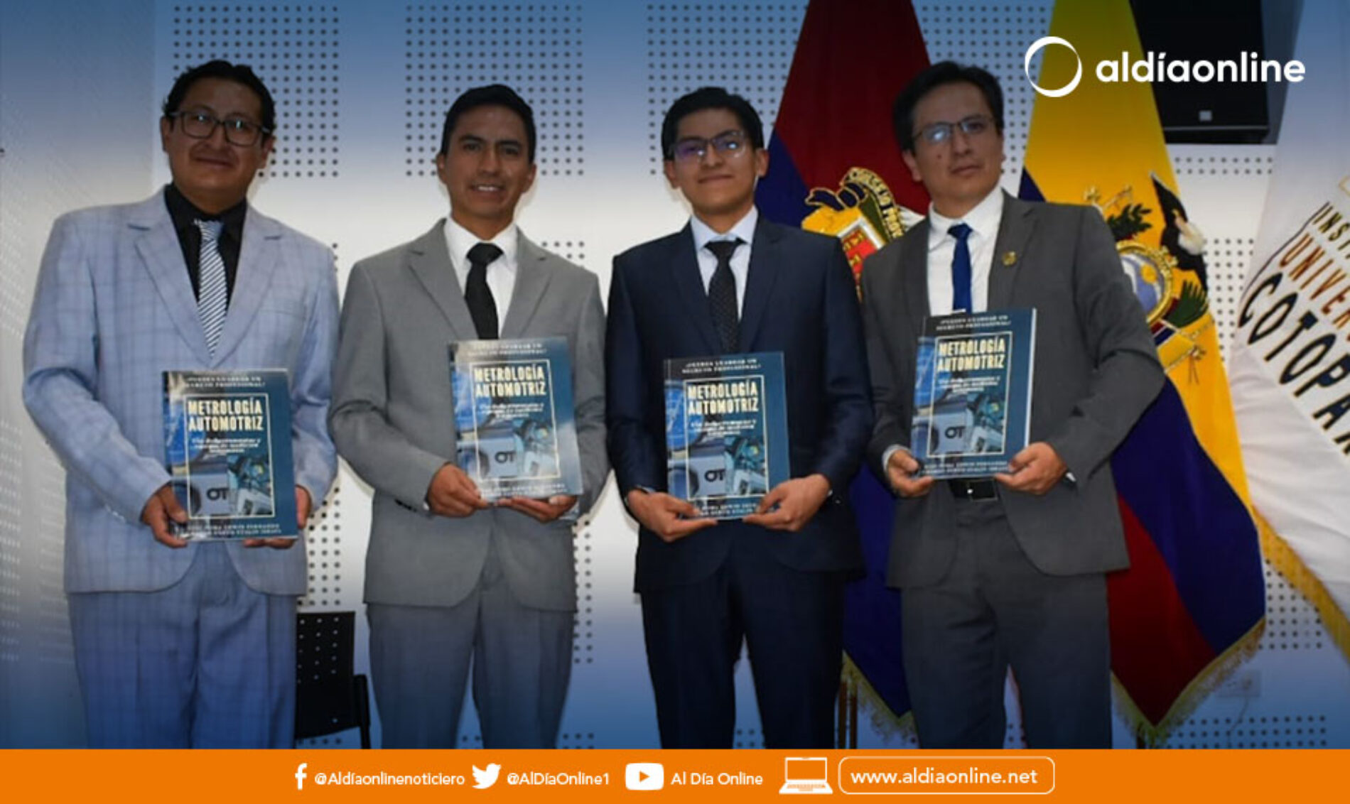 INSTITUTO SUSPERIOR UNIVERSITARIO COTOPAXI PRESENTA DOS LIBROS A LA COMUNIDAD