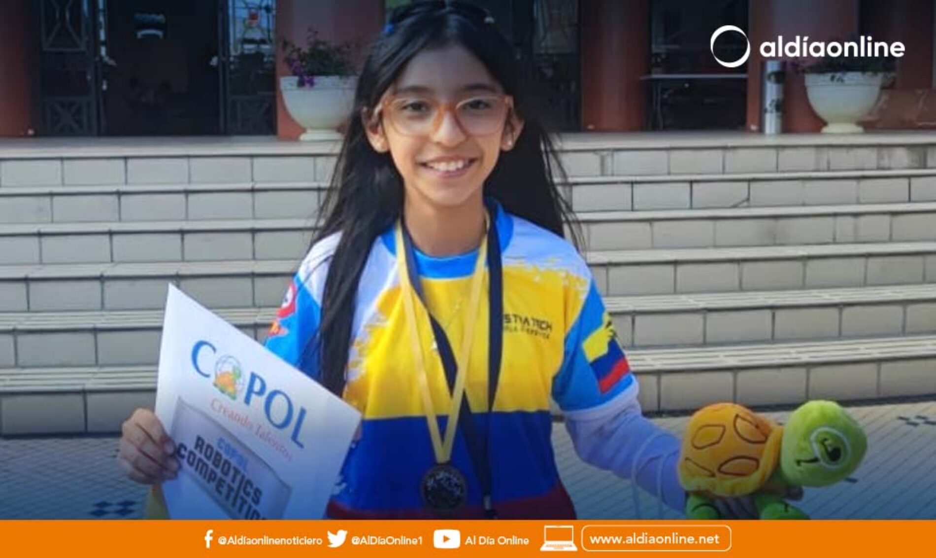 SOFÍA PEÑAFIEL TENORIO ALCANZÓ EL PRIMER LUGAR DEL CONCURSO DE ROBÓTICA ROBOT & SCIENCE CHALLENGER