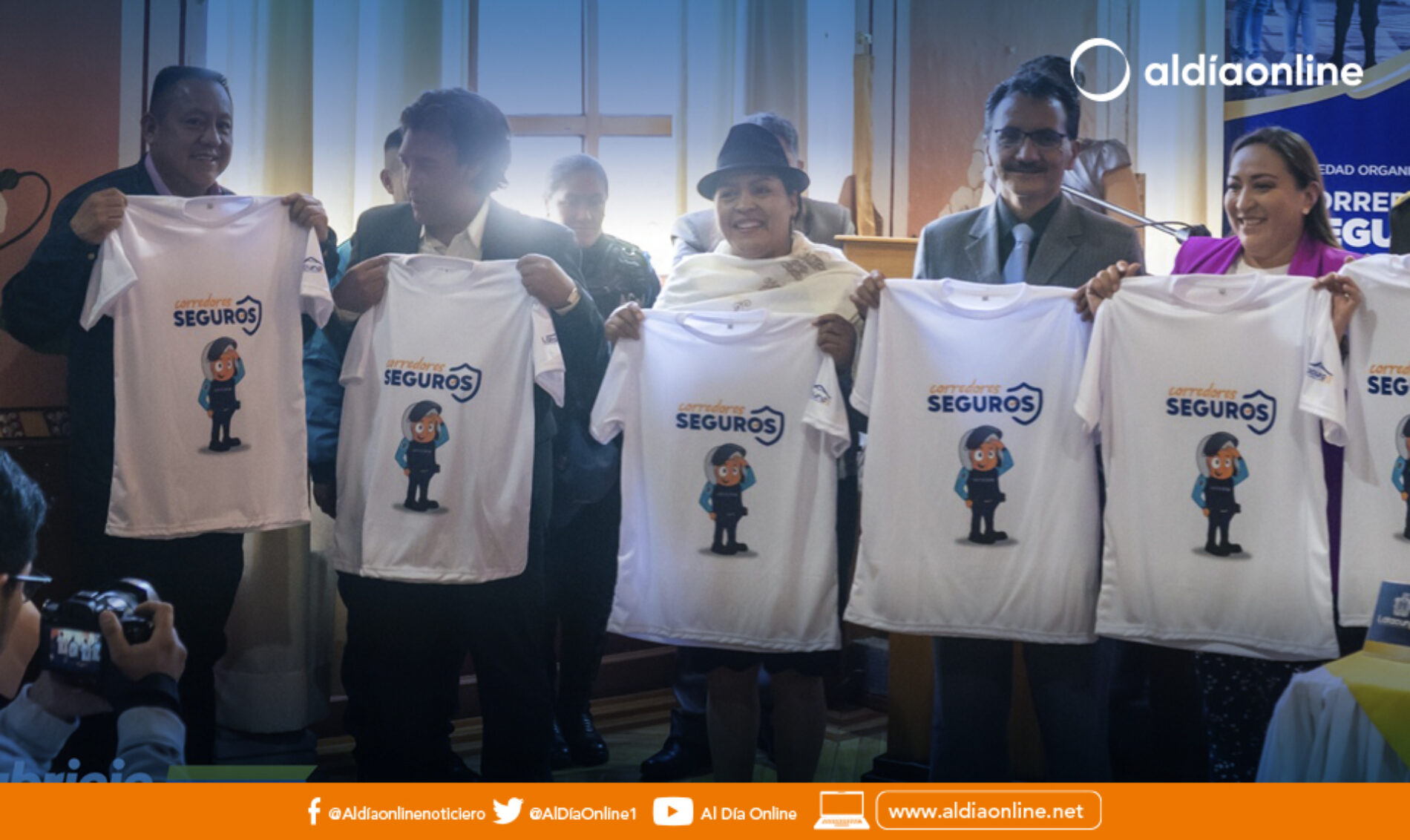 MUNICIPIO DE LATACUNGA PRESENTÓ   EL PROYECTO “CORREDORES SEGUROS” EN EL SECTOR URBANO DE LA CIUDAD