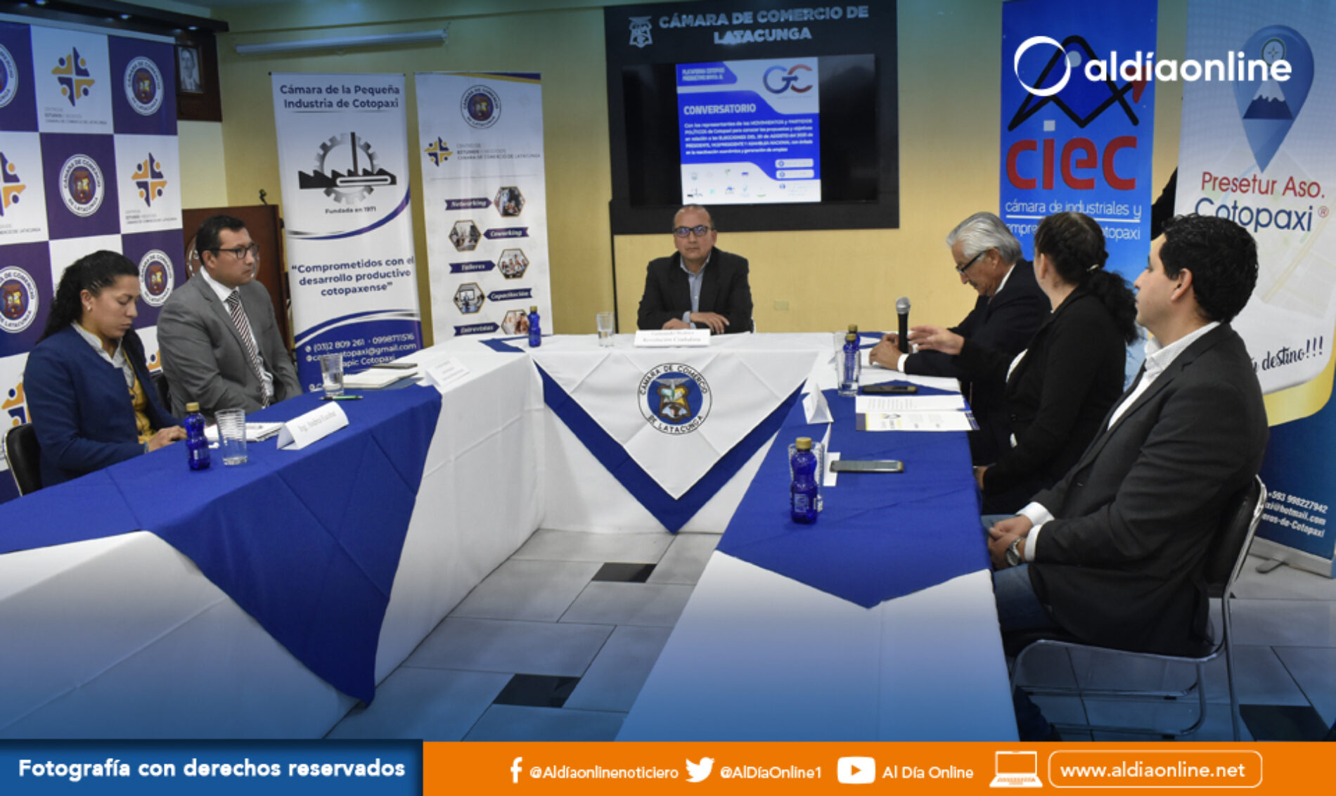 PLATAFORMA COTOPAXI PRODUCTIVA REALIZÓ CONVERSATORIO CON MOVIMIENTO Y PARTIDOS POLÍTICOS (VIDEO)