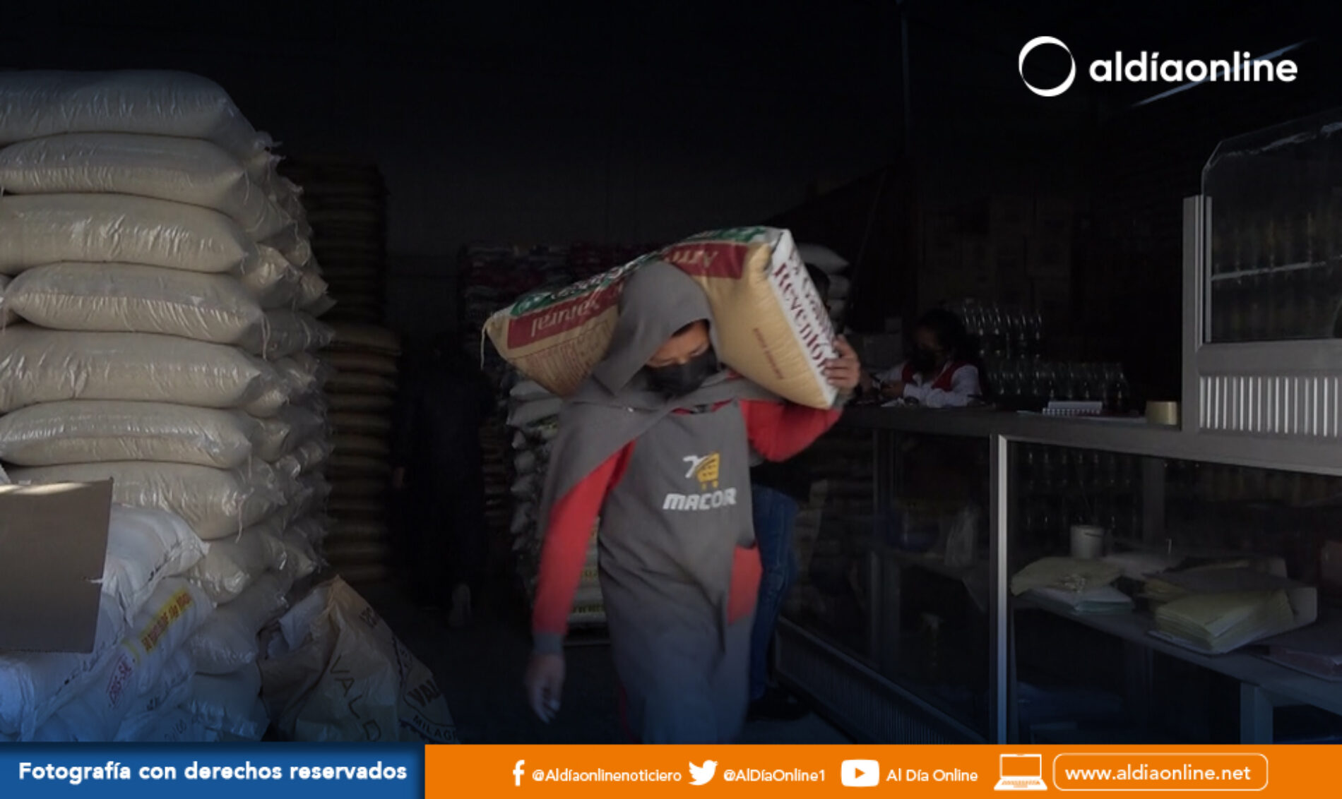 DISTRIBUIDORA MARTHA CORRALES (MACOR) SACÓ A LA VENTA 80 QUINTALES DE ARROZ A $48