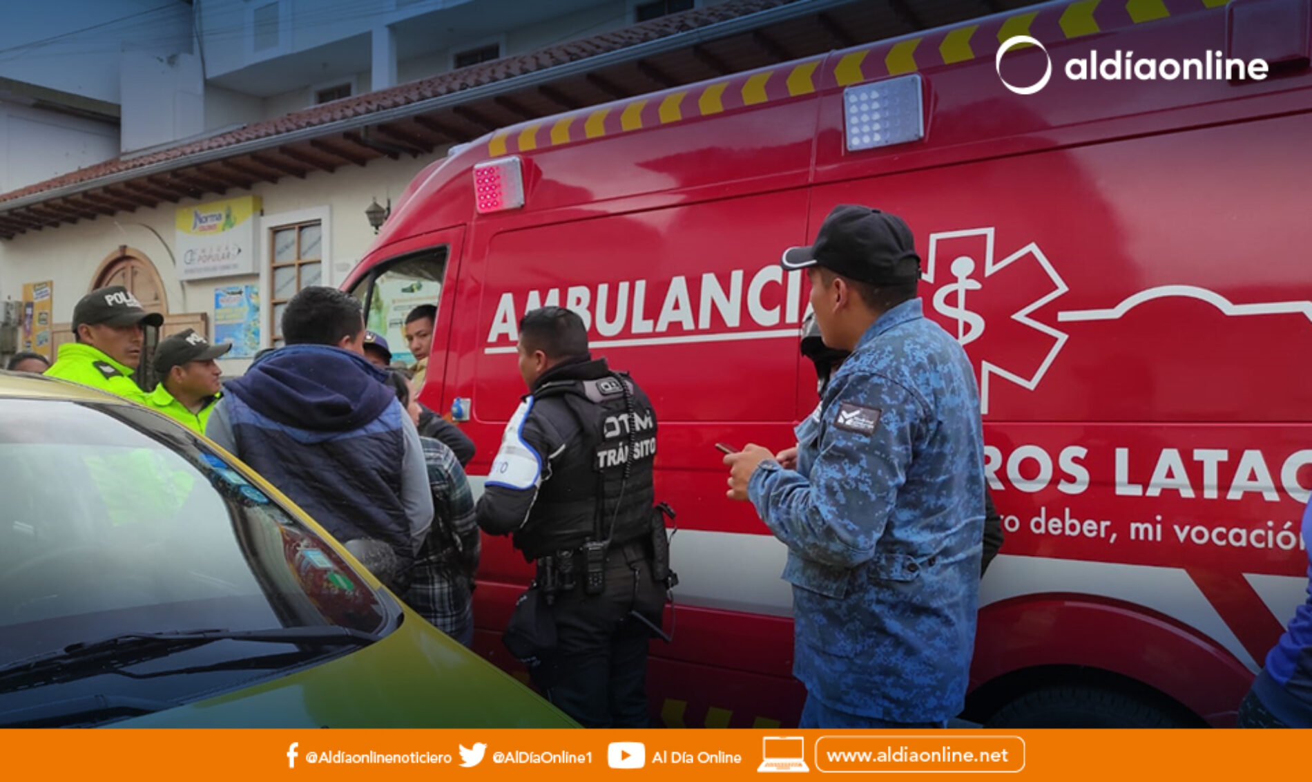 MENOR SUFRE ATROPELLAMIENTO EN EXTERIORES DE LA U.E ISIDRO AYORA DE LATACUNGA