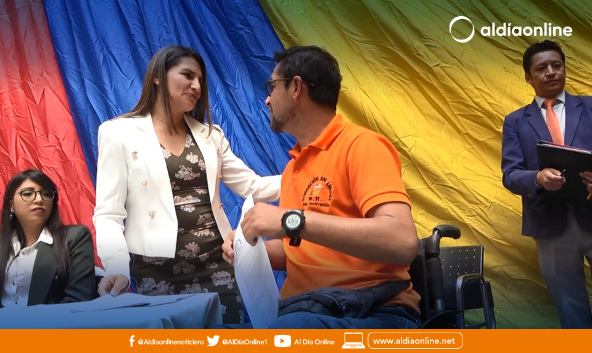 CONVENIO DE COOPERACIÓN INTERINSTITUCIONAL ENTRE LA UTC Y LA FUNDACIÓN SIN LÍMITES.(VIDEO)