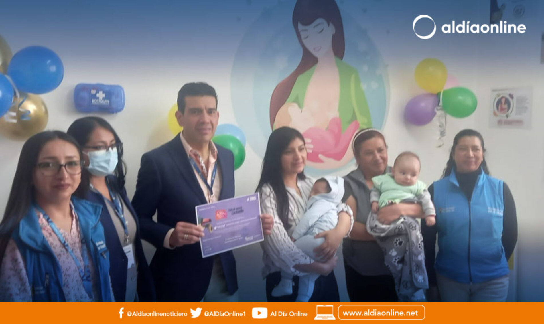 EMPRESAS PRIVADAS RECIBEN EL CERTIFICADO POR IMPLEMENTAR LA SALA DE APOYO A LA LACTANCIA MATERNA