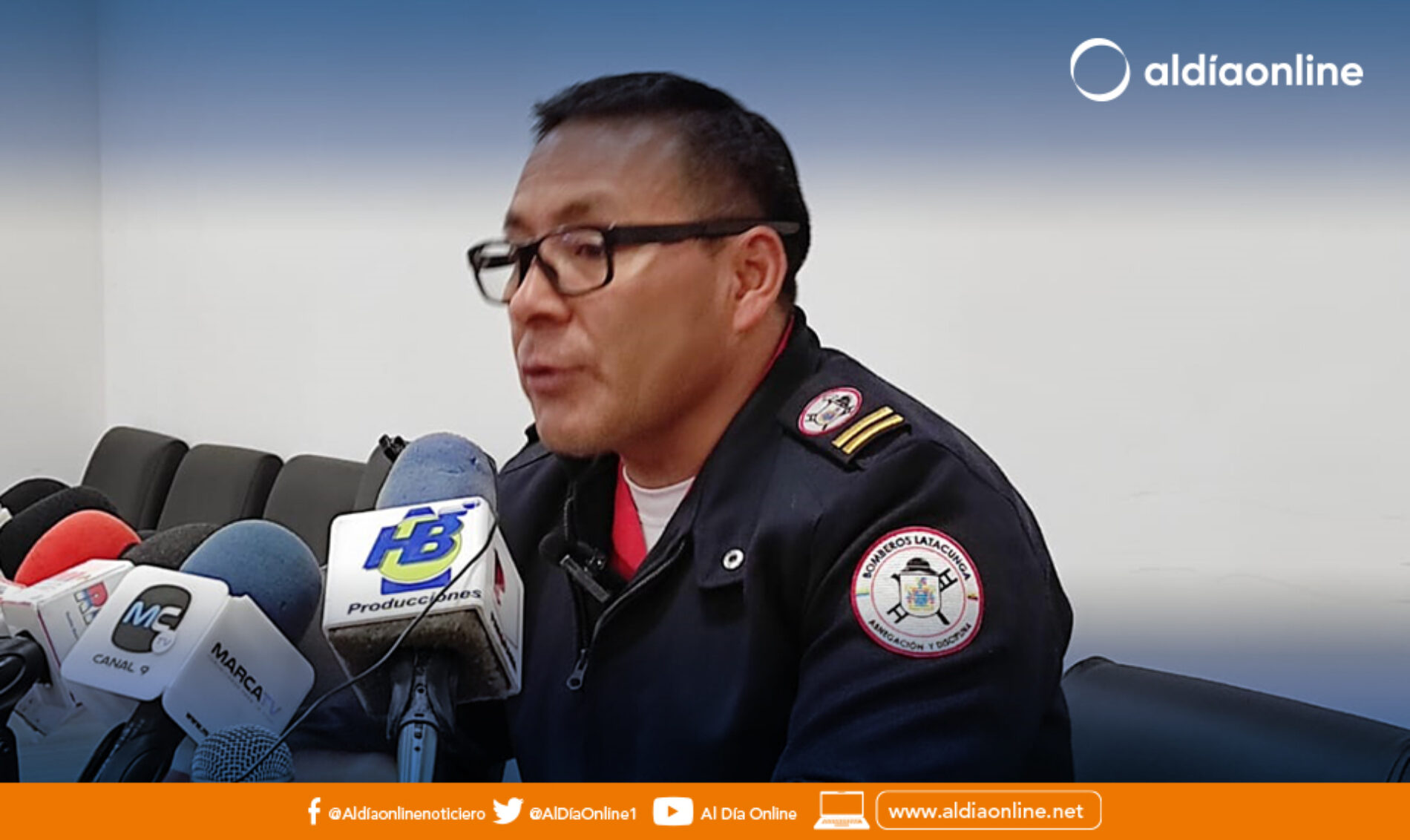 ELEPCO Y MUNICIPIO DE LATACUNGA COBRAN CONTRIBUCIONES DE CUERPO DE BOMBEROS.(VIDEO)