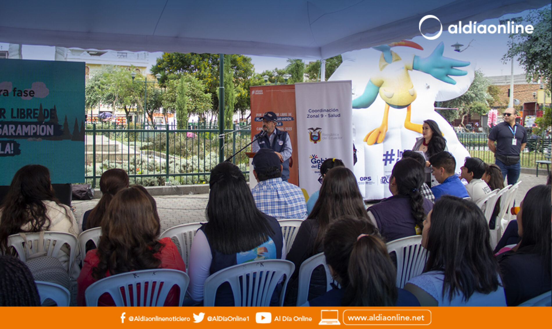 ARRANCA LA SEGUNDA FASE DE LA CAMPAÑA DE VACUNACIÓN ECUADOR LIBRE DE POLIOMIELITIS, SARAMPIÓN Y RUBEOLA