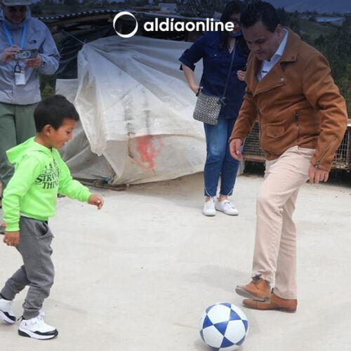 MINISTRO ESTEBAN BERNAL VISITÓ Y CONSTATÓ LA ATENCIÓN QUE RECIBEN FAMILIAS VULNERABLES EN AMBATO Y LATACUNGA