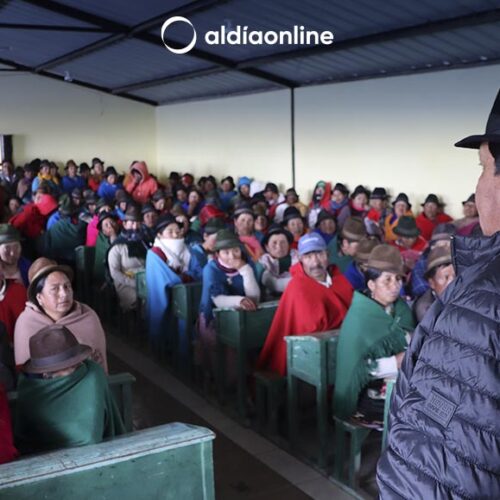 PREFECTURA DE COTOPAXI ENTREGÓ 150 KITS AGRICULTORES DE LAS COMUNIDADES CACHI ALTO Y CHINIBAMBA DE PUJLÍ