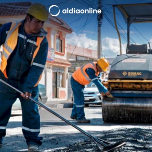 ASFALTADO DEBERÁ CONCLUIR EN JULIO, SEGÚN LO SOLICITADO EL ALCALDE DE LATACUNGA. (VIDEO)