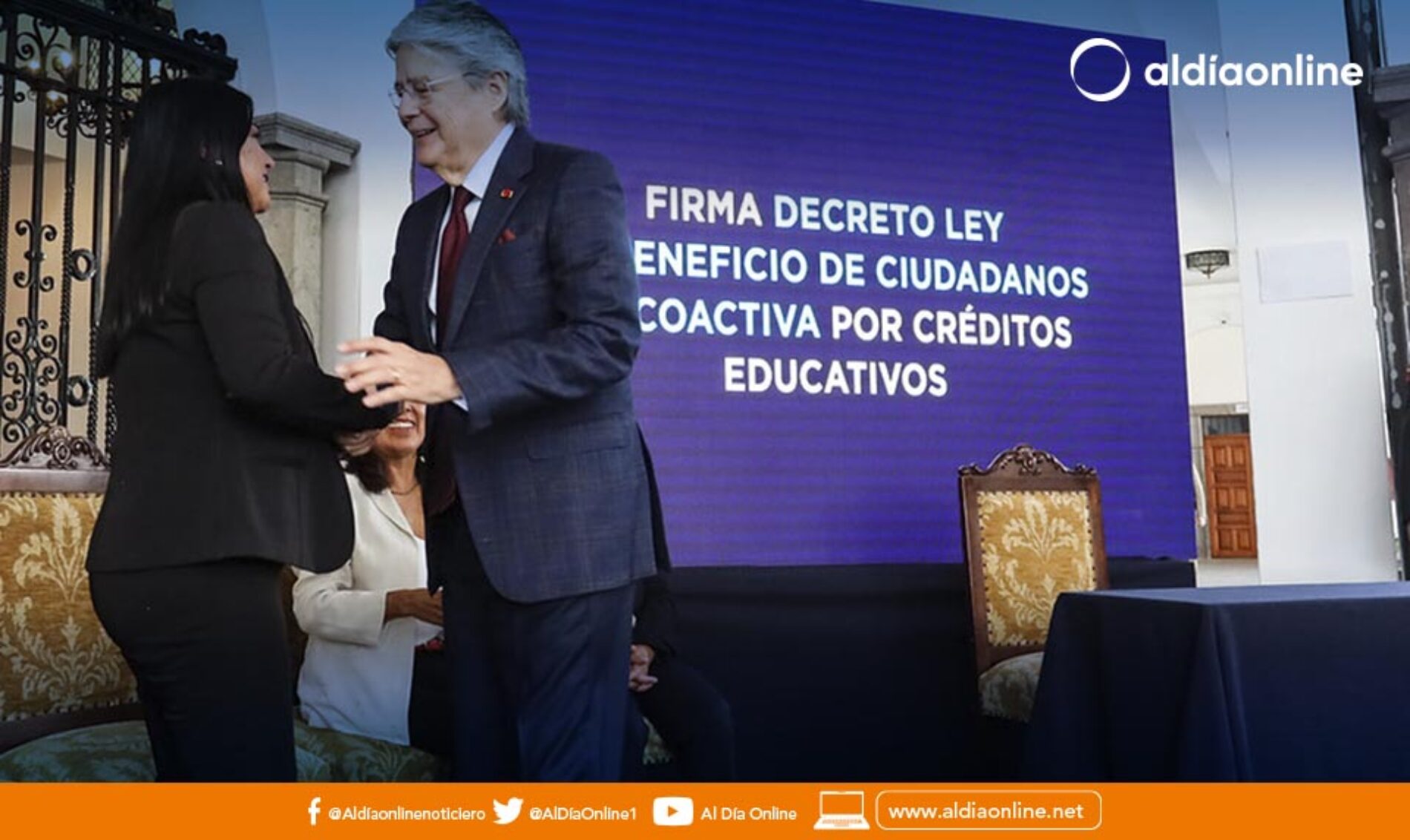 EL PRESIDENTE LASSO PROPONE ALIVIO FINANCIERO PARA PERSONAS EN COACTIVAS POR CRÉDITOS EDUCATIVOS MEDIANTE UN DECRETO LEY