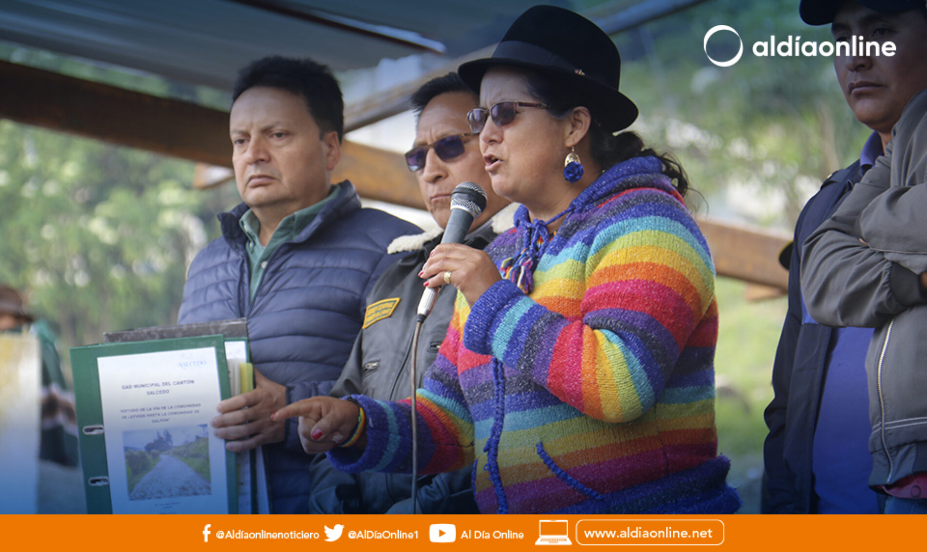 PREFECTURA DE COTOPAXI RECIBE ESTUDIOS DE LA VÍA GALPÓN – LEYVISA