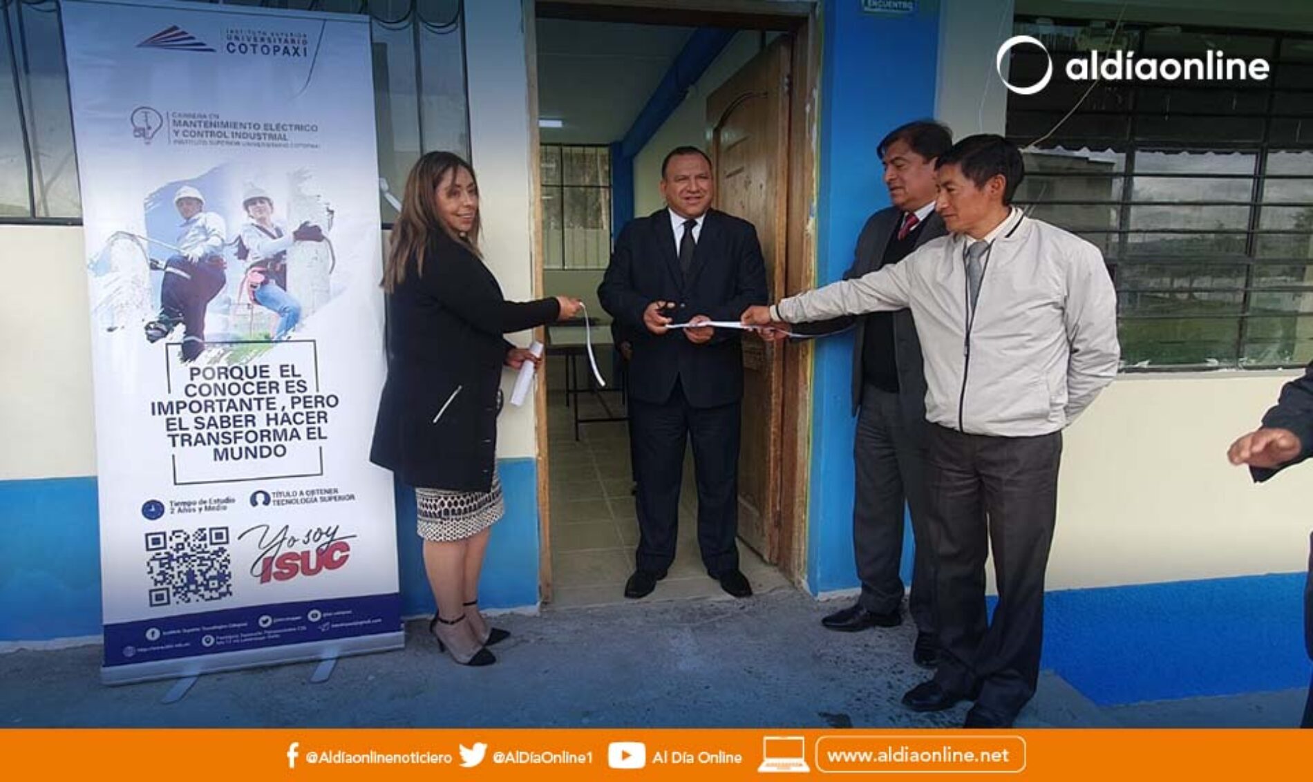 INSTITUTO SUPERIOR UNIVERSITARIO COTOPAXI REALIZÓ LA ENTREGA DE PROYECTOS DE VINCULACIÓN A LA UNIDAD EDUCATIVA SAN JOSÉ DE GUAYTACAMA