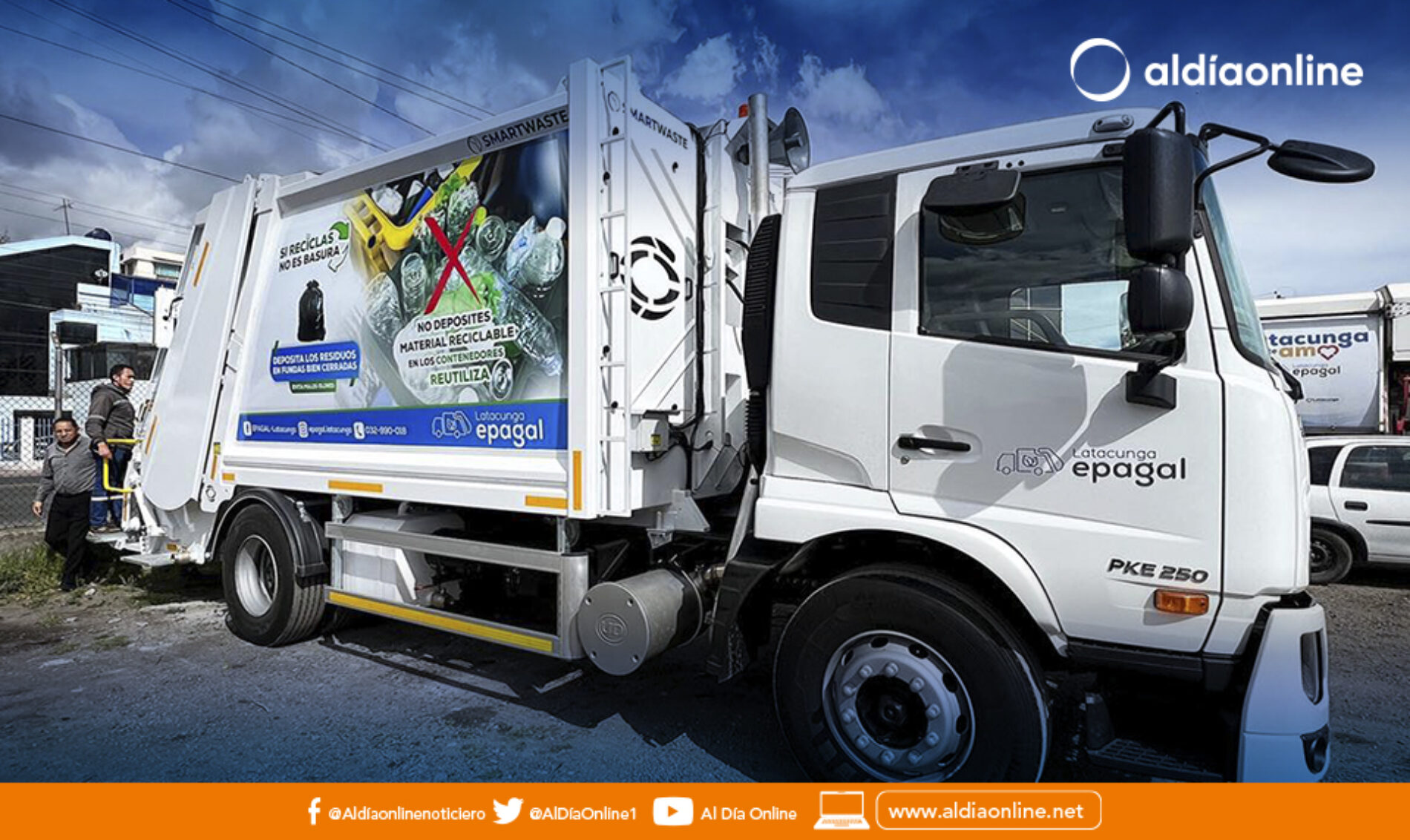ESTE VIERNES EPAGAL REALIZARÁ LA ENTREGA DEL NUEVO CAMIÓN RECOLECTOR Y LA ACTIVACIÓN AMBIENTAL “LATACUNGA SIN BASURA”.(VIDEO)