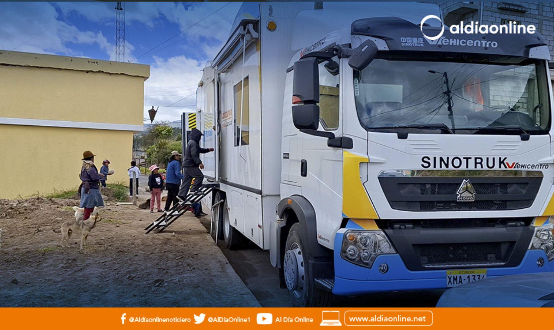 PATRONATO MUNICIPAL DE LATACUNGA CON SU CLÍNICA MÓVIL BRINDA ATENCIÓN MÉDICA EN LAS PARROQUIAS RURALES.