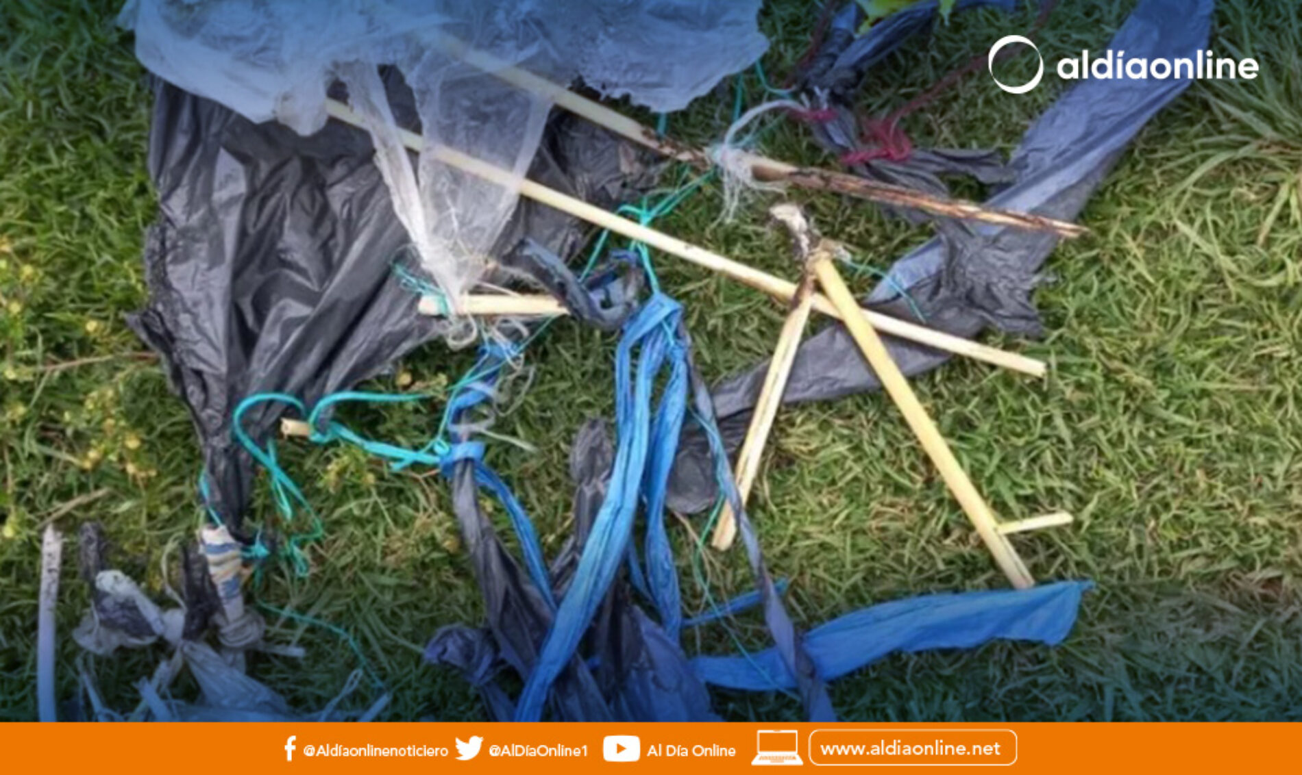 EL CONTACTO DE LAS COMETAS Y  SUS HILOS CON EL CABLEADO AÈREO PUEDE GENERAR ELECTROCUCIONES