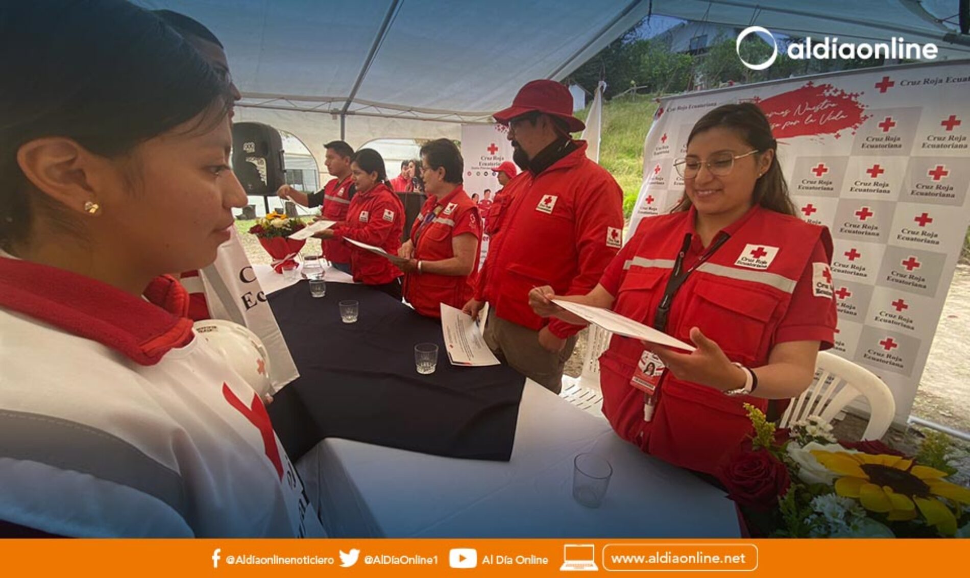 33 ASPIRANTES INGRESARON COMO VOLUNTARIOS A CRUZ ROJA ECUATORIANA JUNTA PROVINCIAL DE COTOPAXI.