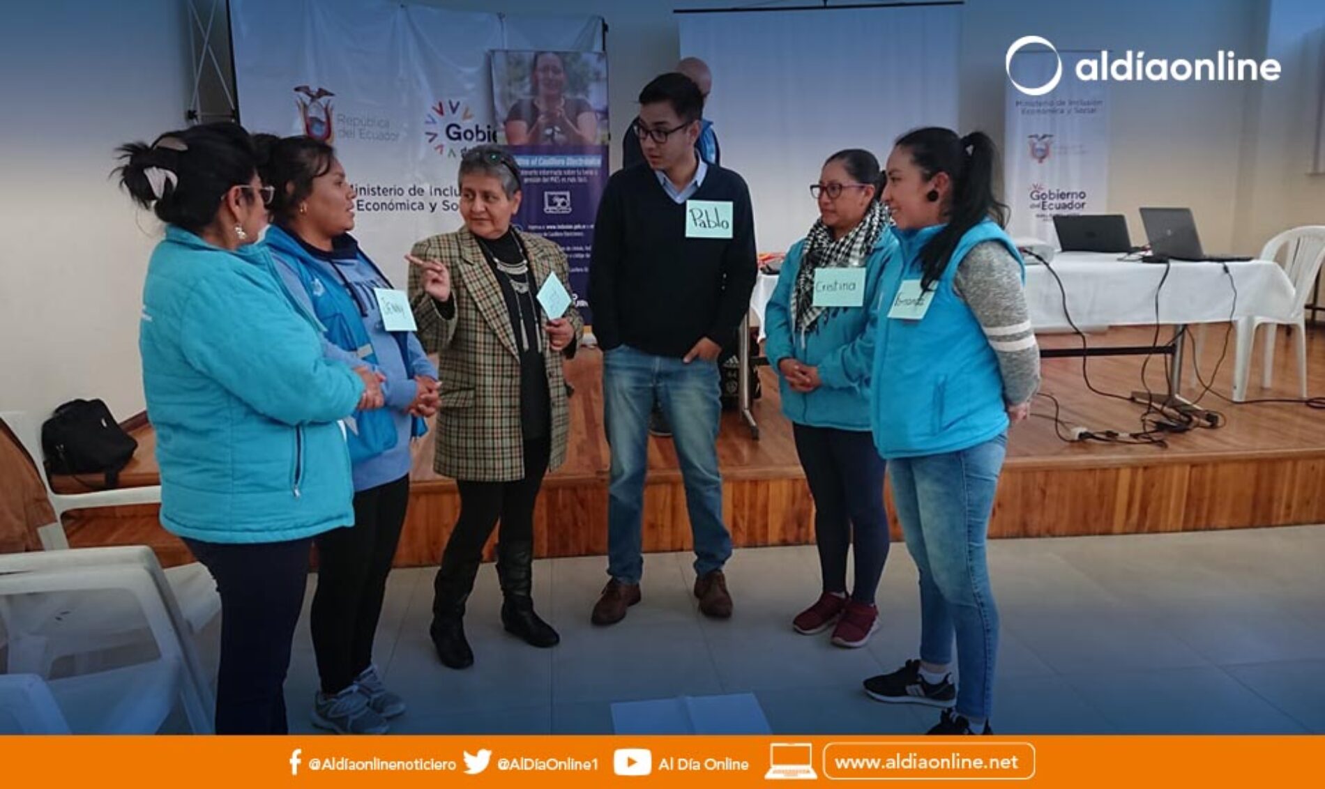 TÉCNICOS DEL MIES DE COTOPAXI Y TUNGURAHUA SE CAPACITAN EN GESTIÓN DE RIESGOS ANTE EMERGENCIAS Y DESASTRES NATURALES
