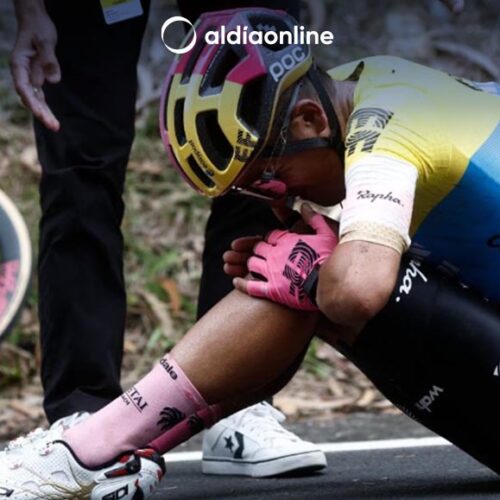 RICHARD CARAPAZ SE DESPIDE DEL TOUR DE FRANCIA.