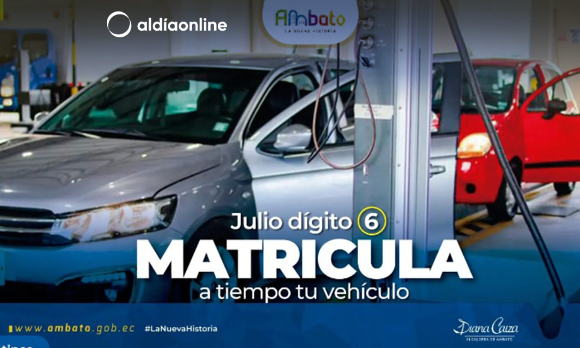 EN JULIO, MATRICULA TU VEHÍCULO A TIEMPO