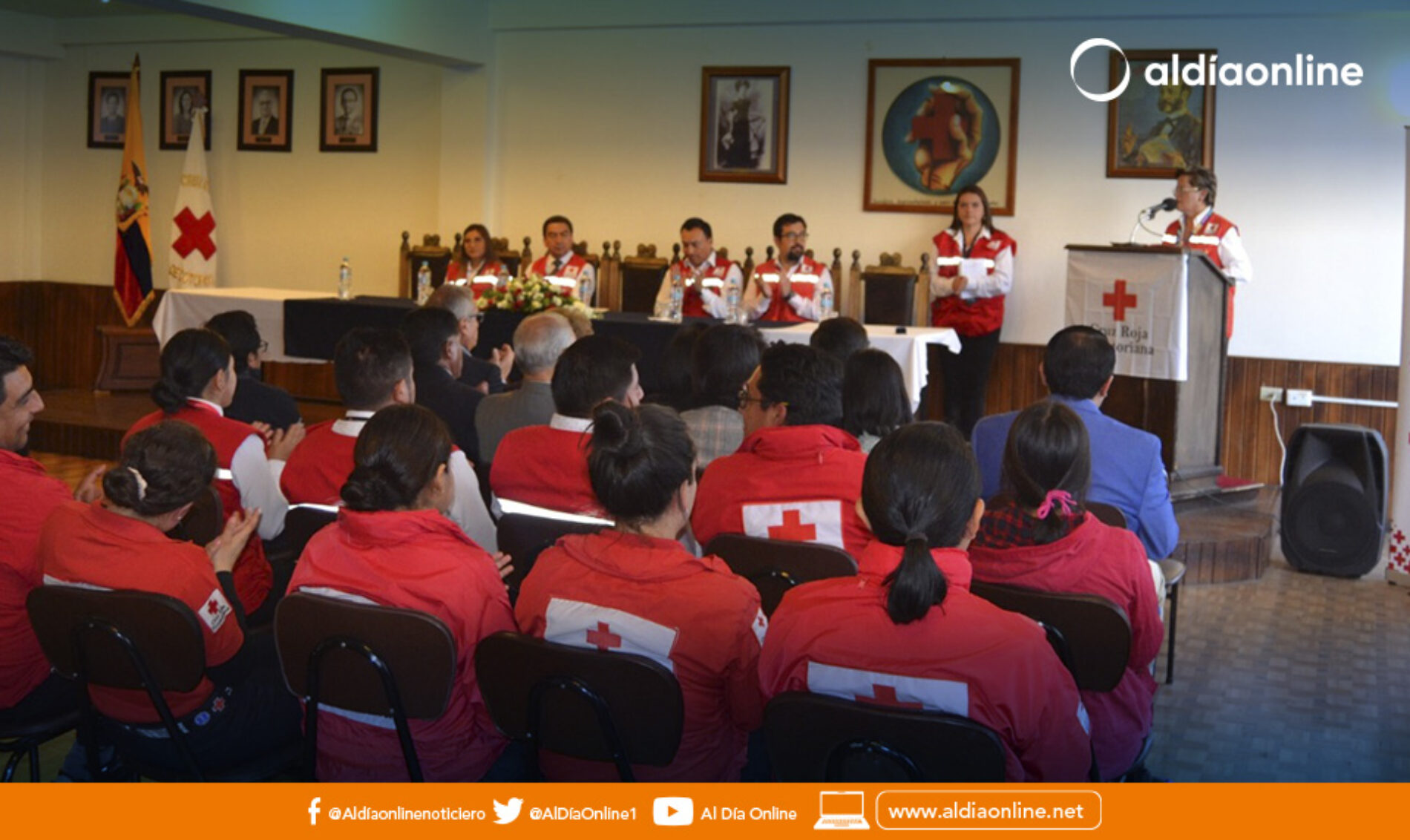 VICTORIA ALBÁN ASUME LA PRESIDENCIA DE LA CRUZ ROJA, JUNTA PROVINCIAL DE COTOPAXI.(VIDEO)