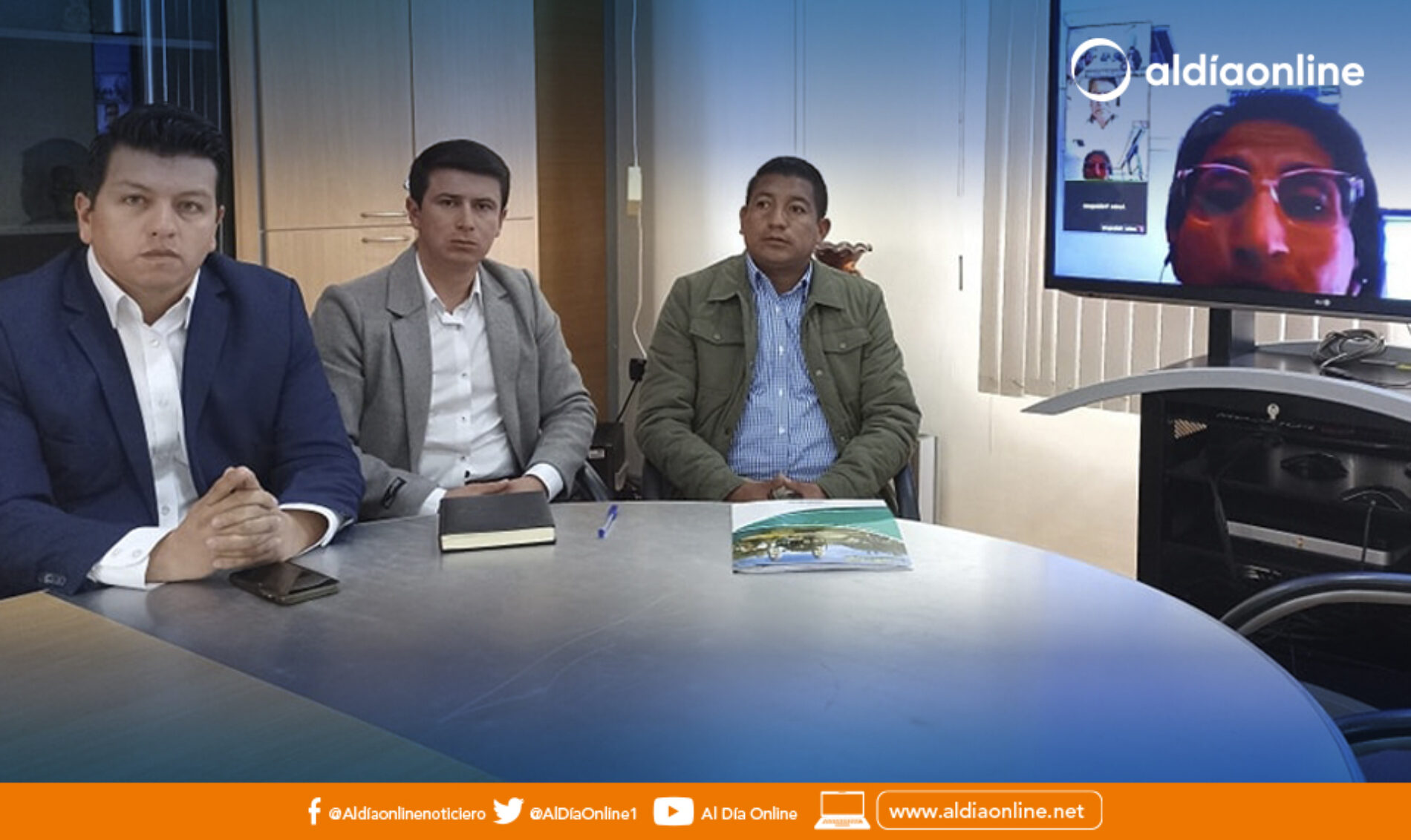 ALCALDE JUAN PAUL PACHECO Y CONCEJAL CRISTIAN MOLINA PARTE DEL DIRECTORIO DE ELEPCO