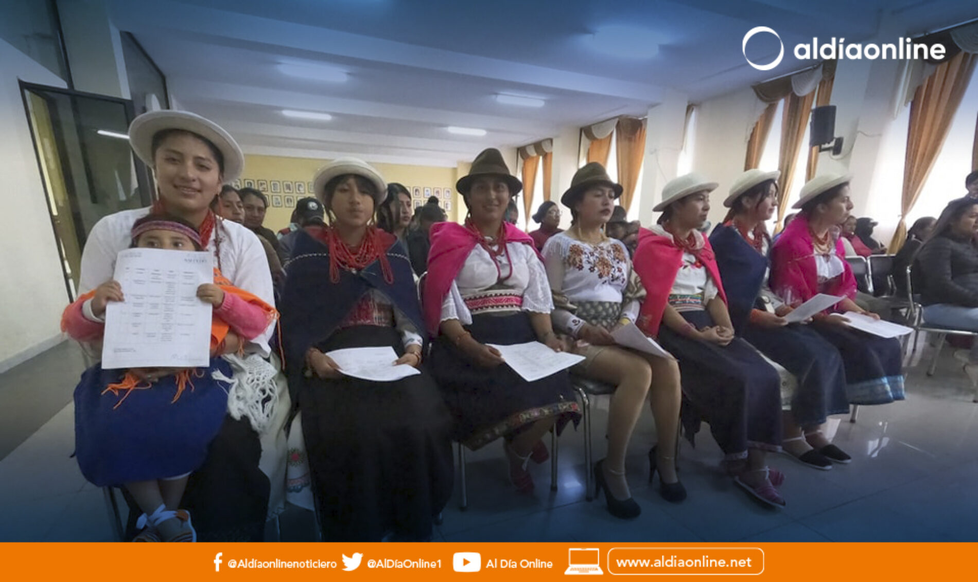 CANDIDATAS A REPRESENTANTES DE LOS PUEBLOS AUTÓCTONOS Y ANCESTRALES DE SALCEDO INCRIBEN CANDIDATURA