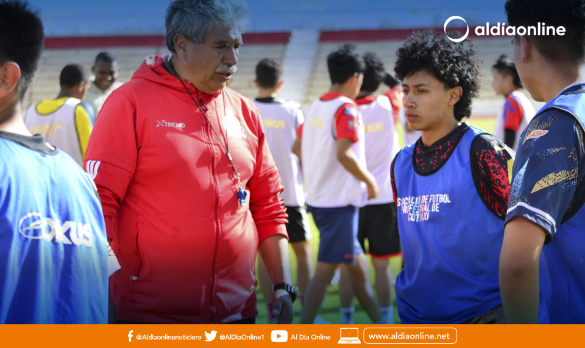 LDU DE QUITO RECIBE EN EL COMPLEJO DE POMASQUI A SELECCIÓN ASO. FÚTBOL  DE COTOPAXI SUB. 17