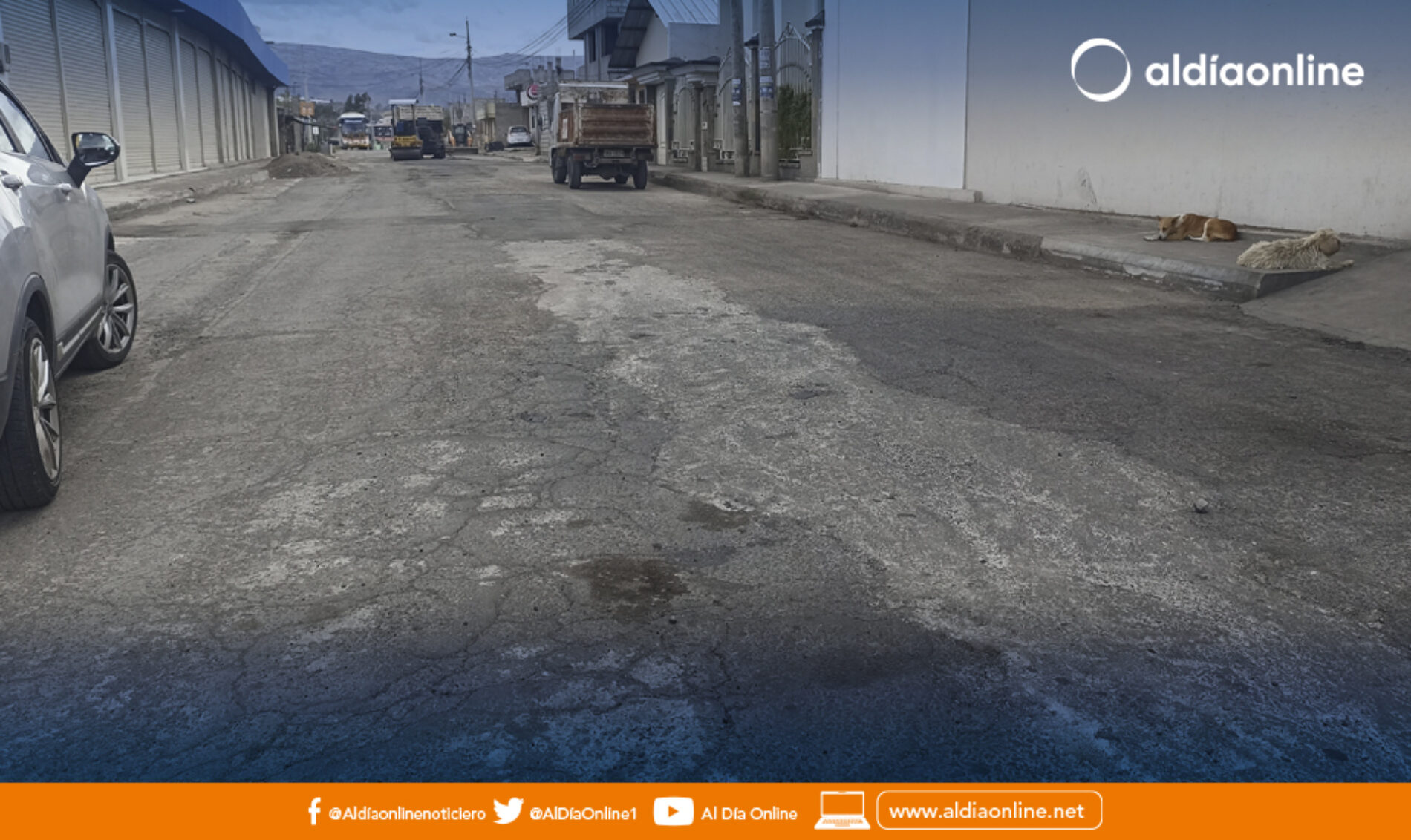 BACHEO SOLUCIÓN PARCIAL EN LA VÍA QUE UNE SAN SILVESTRE Y LA EX PANAMERICANA