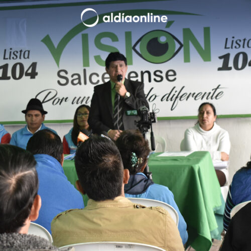 MOVIMIENTO VISION SALCEDENSE OFICIALIZA RESPALDO A CANDIDATOS DE REVOLUCIÓN CIUDADANA (VIDEO)