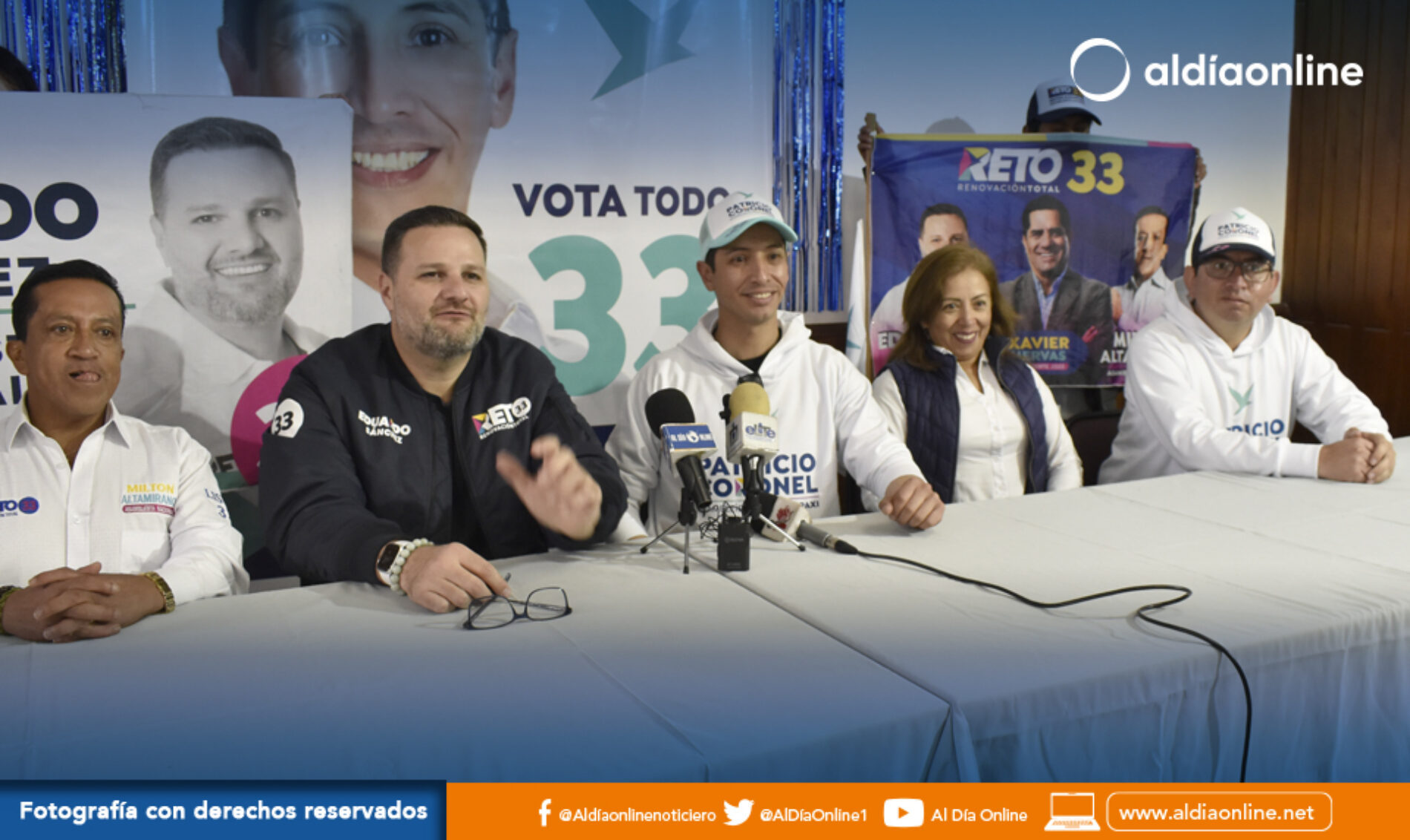 CANDIDATOS ASAMBLEISTAS NACIONALE DE RETO LISTAS 33, VISITARÓN COTOPAXI (VIDEO)