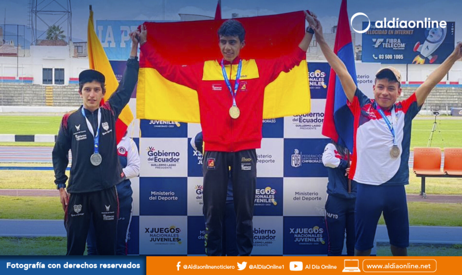 COTOPAXI ALCANZA MEDALLAS DE PLATA Y BRONCE EN JUEGOS NACIONALES JUVENILES