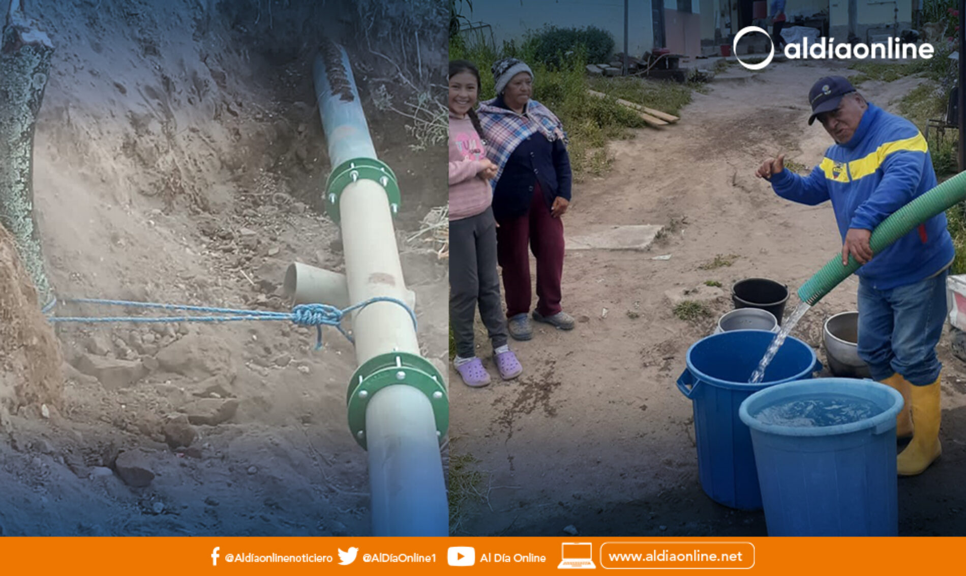 SERVICIO DE AGUA POTABLE SE IRÁ NORMALIZANDO PROGRESIVAMENTE EN LOS BARRIOS ALTOS DE SALCEDO