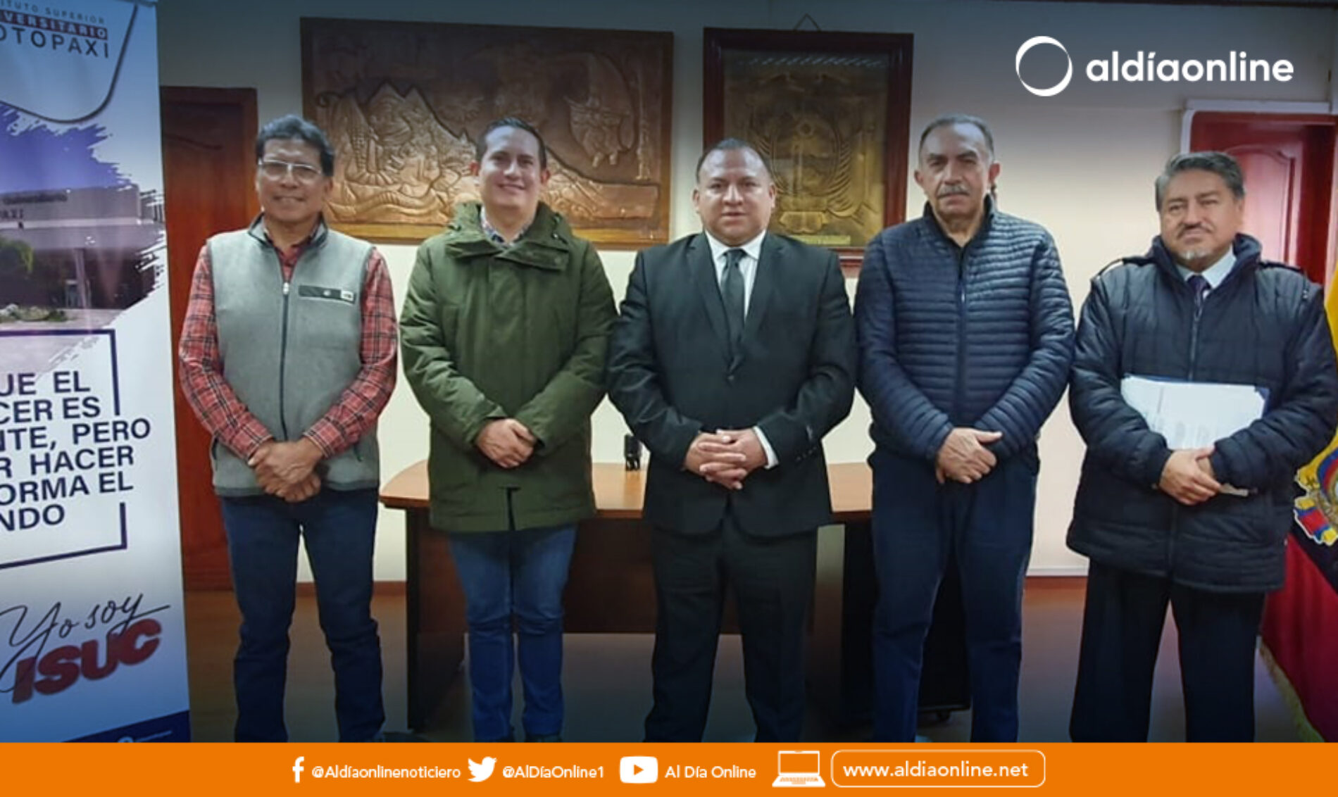 INSTITUTO SUPERIOR UNIVERSITARIO COTOPAXI Y MUNICIPIO DE SAQUISILÍ SUSCRIBEN CONVENIO INTERINSTITUCIONAL