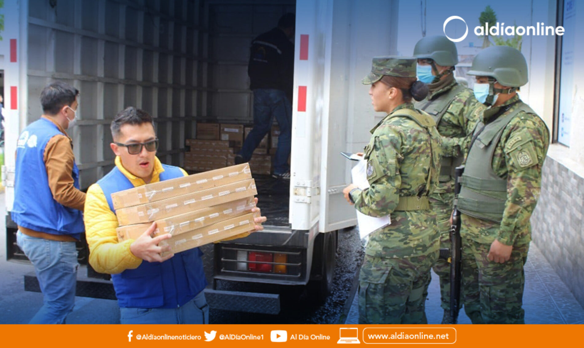 PAPELETAS ELECTORALES SERÁN TRASLADADAS A COTOPAXI CON RESGUARDO DE LAS FUERZAS ARMADAS